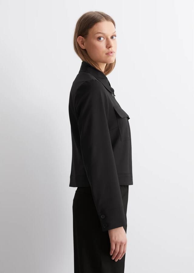 MARC O POLO Regular fit jack van wolmix met stretch - Foto 5