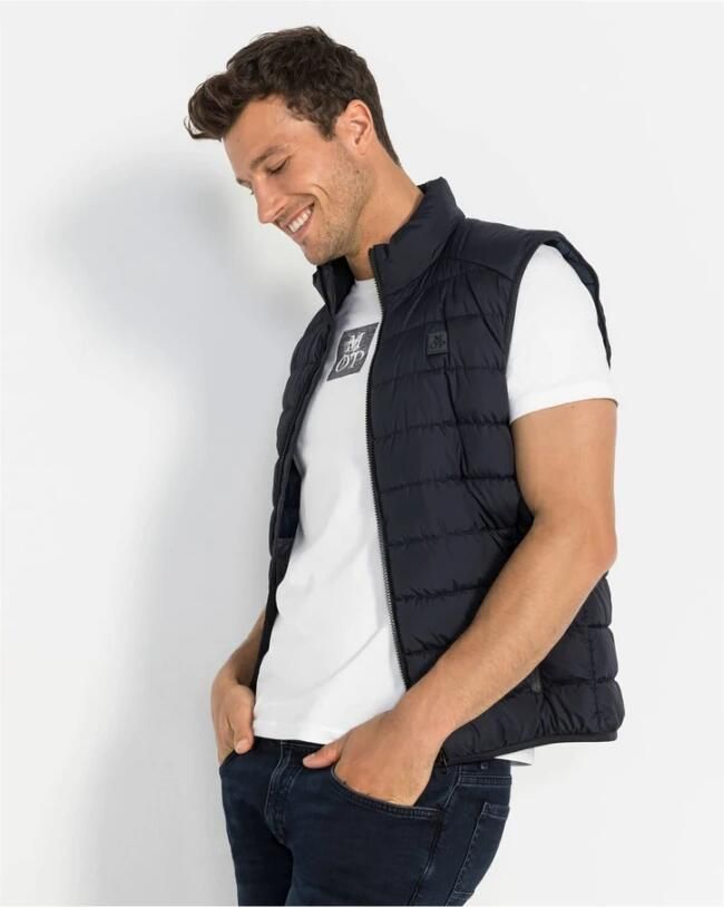 Marc O'Polo Casual Vest Regular Fit Sorona Fil Blue Heren - Foto 6