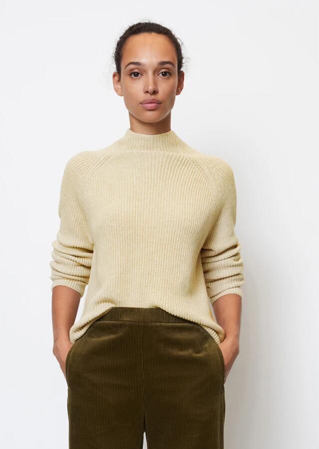 Marc O'Polo Gebreide pullover met opstaande kraag - Foto 2