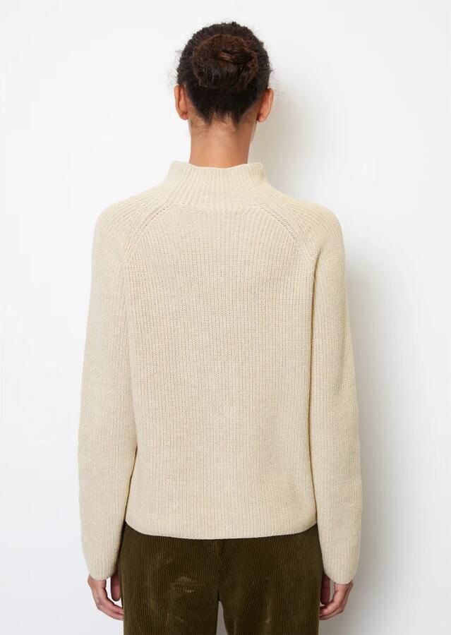 Marc O'Polo Gebreide pullover met opstaande kraag - Foto 3
