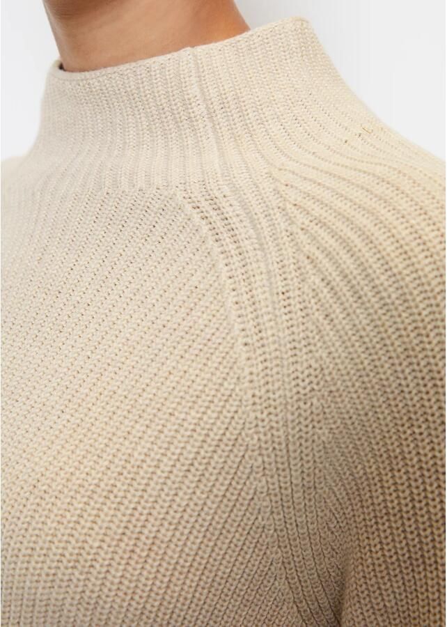 Marc O'Polo DfC gebreide trui regular Beige Dames