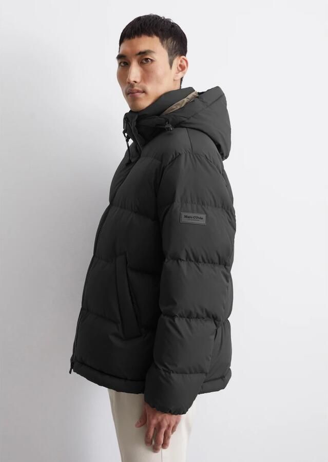 Marc O'Polo Regular fit donsjack met afneembare capuchon - Foto 5