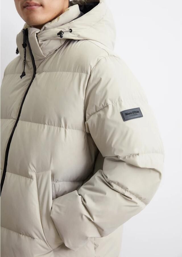 Marc O'Polo Regular fit donsjack met afneembare capuchon - Foto 2