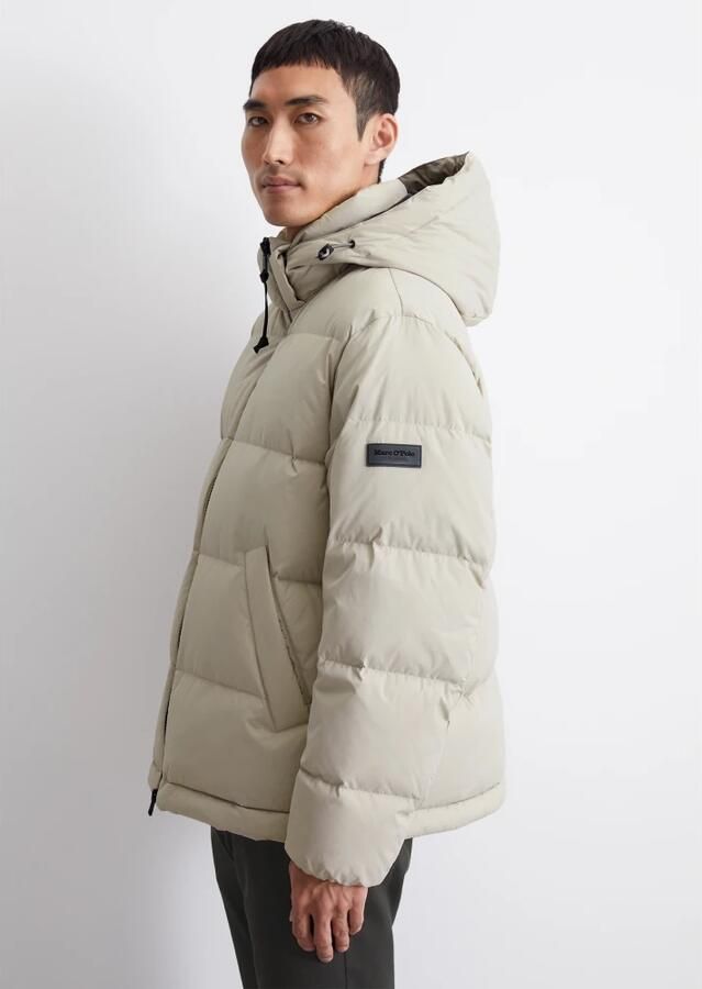 Marc O'Polo Regular fit donsjack met afneembare capuchon - Foto 5