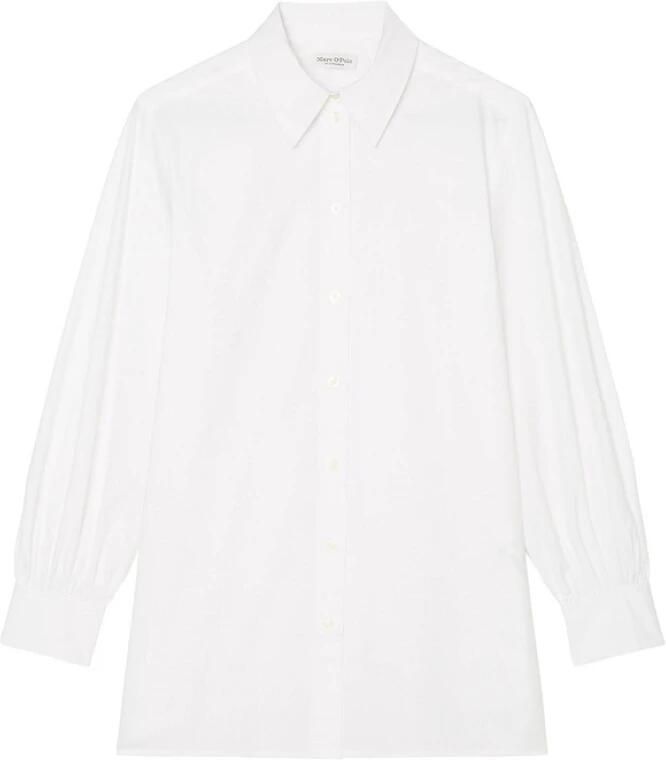 Marc O'Polo Feminine Lange Blouse White Dames - Foto 4