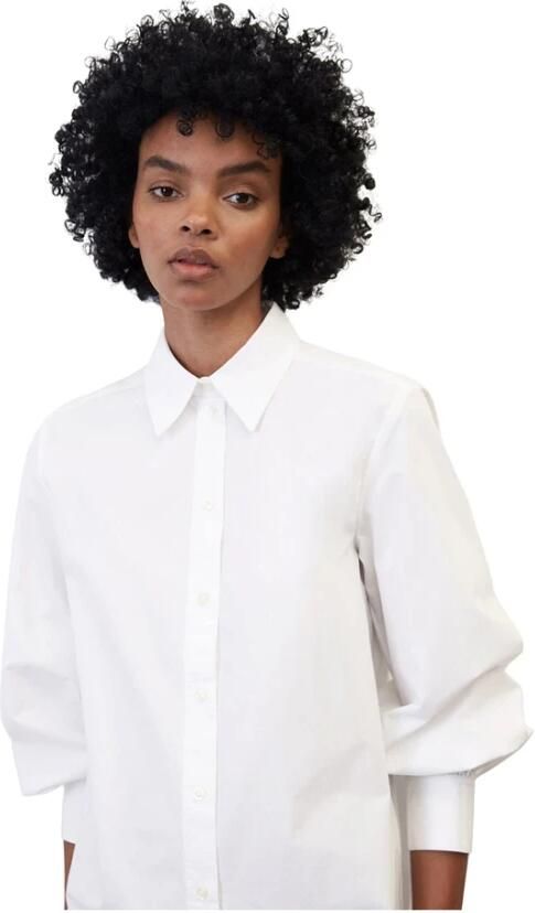 Marc O'Polo Feminine Lange Blouse White Dames