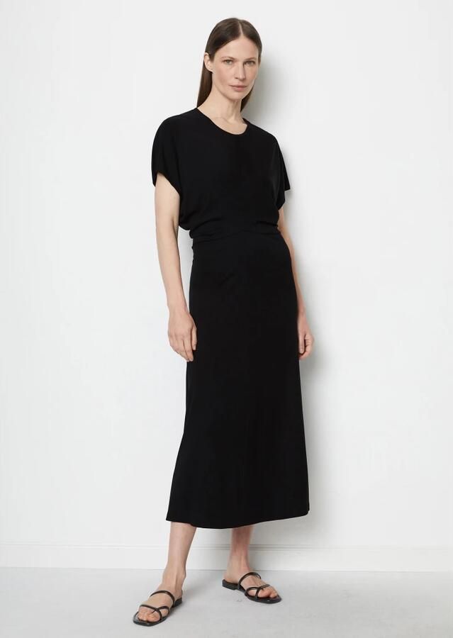 Marc O'Polo Jerseyjurk Slouch jersey jurk gevormd Minimalistisch sensueel verbluffend - Foto 5