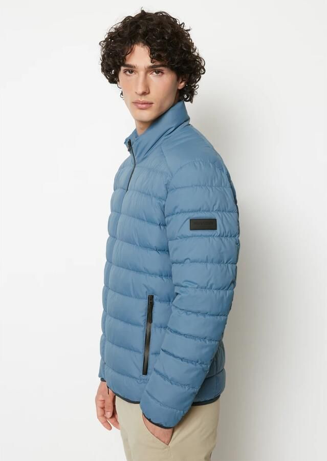 Marc O'Polo Gewatteerde jas normaal Blue Heren - Foto 5