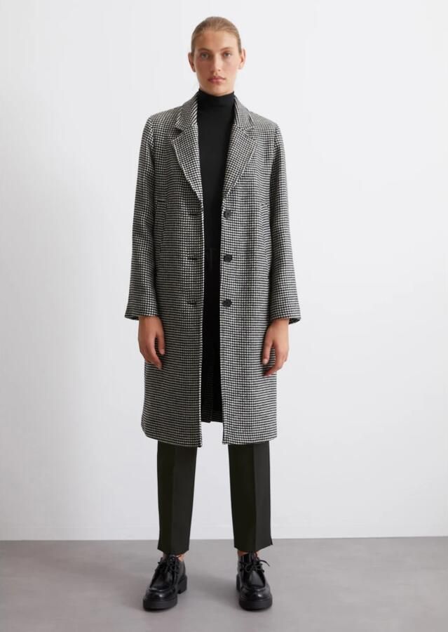 Marc O'Polo Hahnentritmantel regular Multicolor Dames - Foto 4