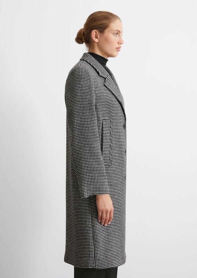 Marc O'Polo Hahnentritmantel regular Multicolor Dames - Foto 5