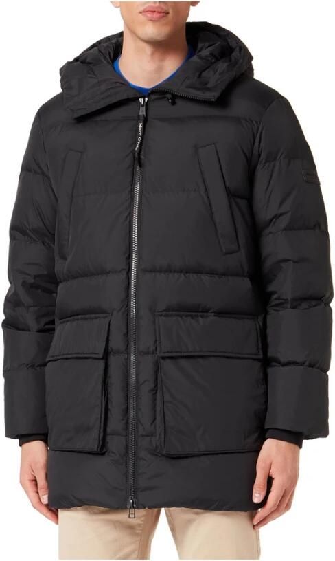 Marc O'Polo Gewatteerde jas met capuchon Black Heren - Foto 2