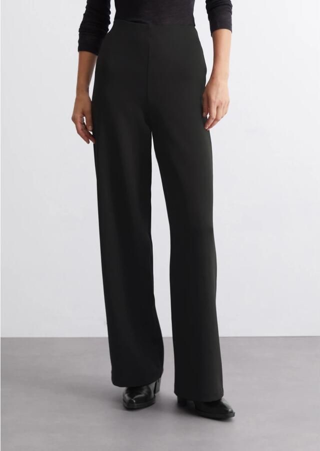 Marc O'Polo Jersey broek recht Black Dames - Foto 2