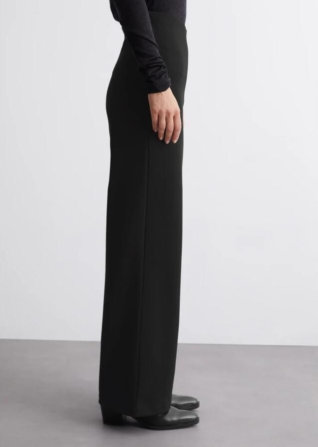 Marc O'Polo Jersey broek recht Black Dames - Foto 5