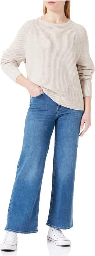 Marc O'Polo Trui met ronde hals in stevige katoen brei - Foto 5