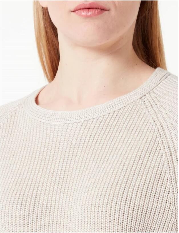 Marc O'Polo Trui met ronde hals in stevige katoen brei - Foto 3