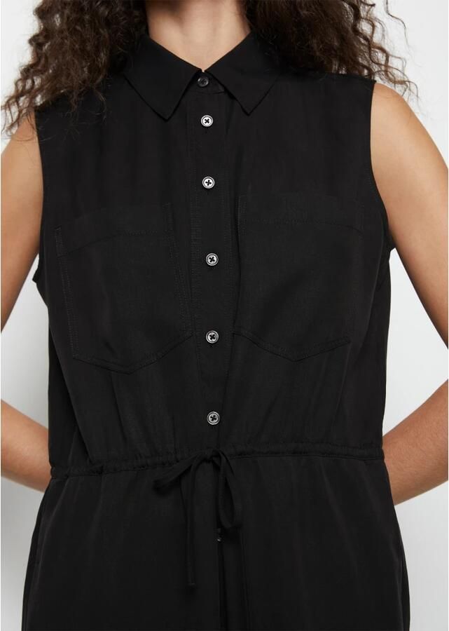 Marc O'Polo Mouwloze jumpsuit Black Dames