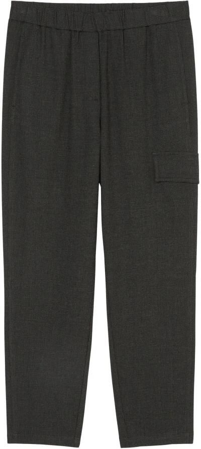 Marc O'Polo Relaxed fit joggingbroek in cargostijl van viscosemix met fijn pied-de-poule-motief - Foto 6