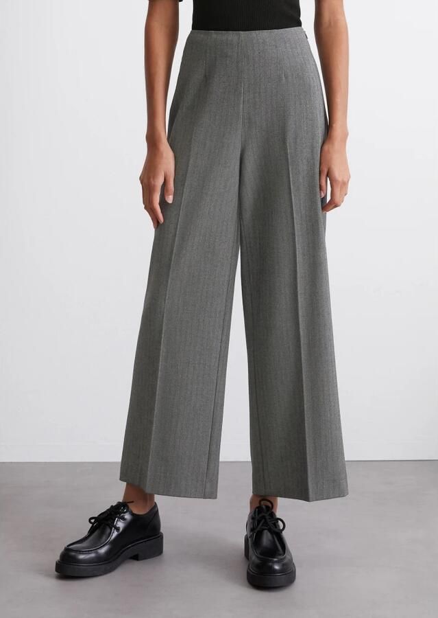 Marc O'Polo Culotte stijl met aangehechte band zij-rits insteekzakken - Foto 4