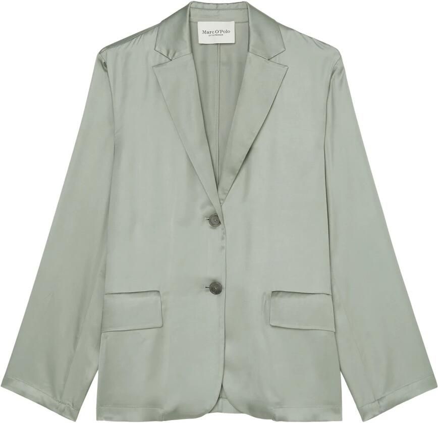 Marc O'Polo Satin blazer relaxed Green Dames - Foto 6
