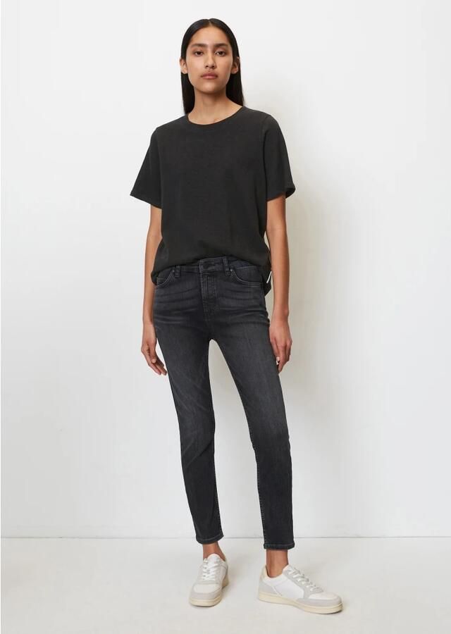 Marc O'Polo DENIM Korte skinny fit high waist jeans met stretch model 'Kaj' - Foto 2