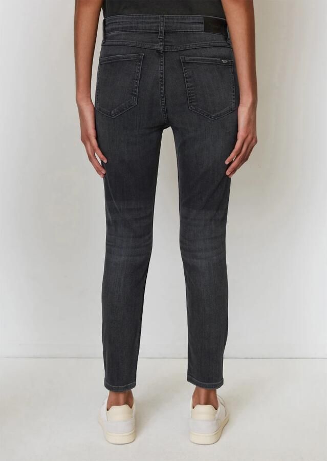 Marc O'Polo DENIM Korte skinny fit high waist jeans met stretch model 'Kaj' - Foto 4