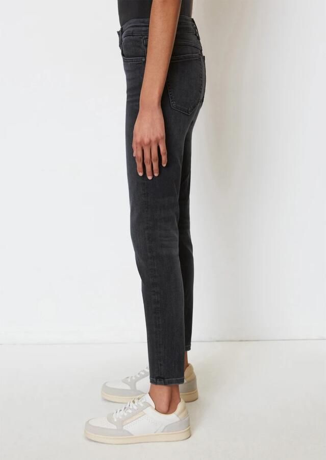 Marc O'Polo DENIM Korte skinny fit high waist jeans met stretch model 'Kaj' - Foto 5