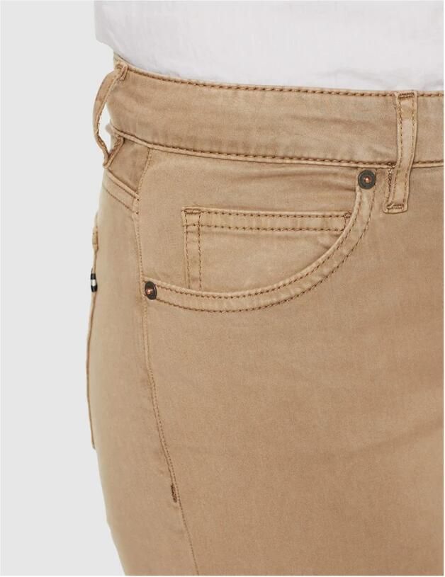 Marc O'Polo Slim fit mid waist broek met labeldetails - Foto 2