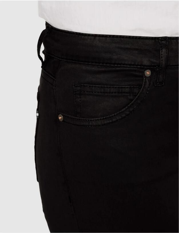 Marc O'Polo Slim fit mid waist broek met labeldetails - Foto 4