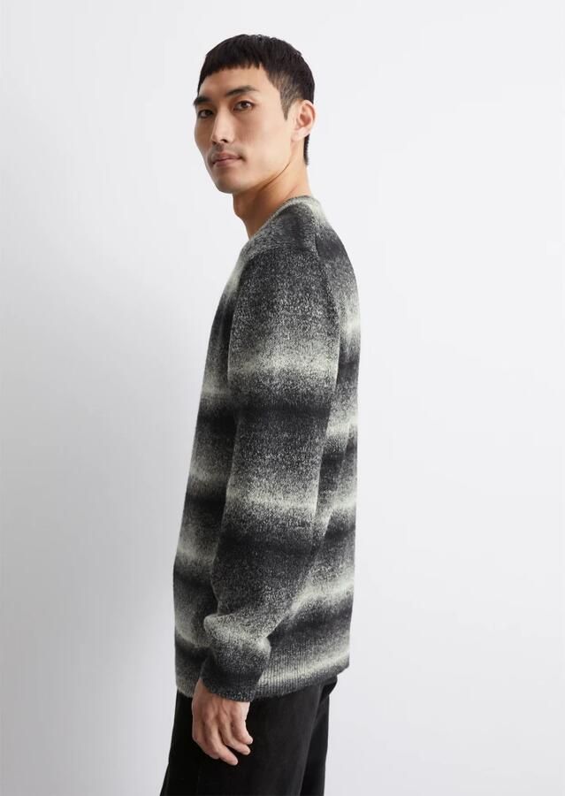 Marc O'Polo Gebreide pullover van een mix van schuurwol en alpacawol - Foto 5