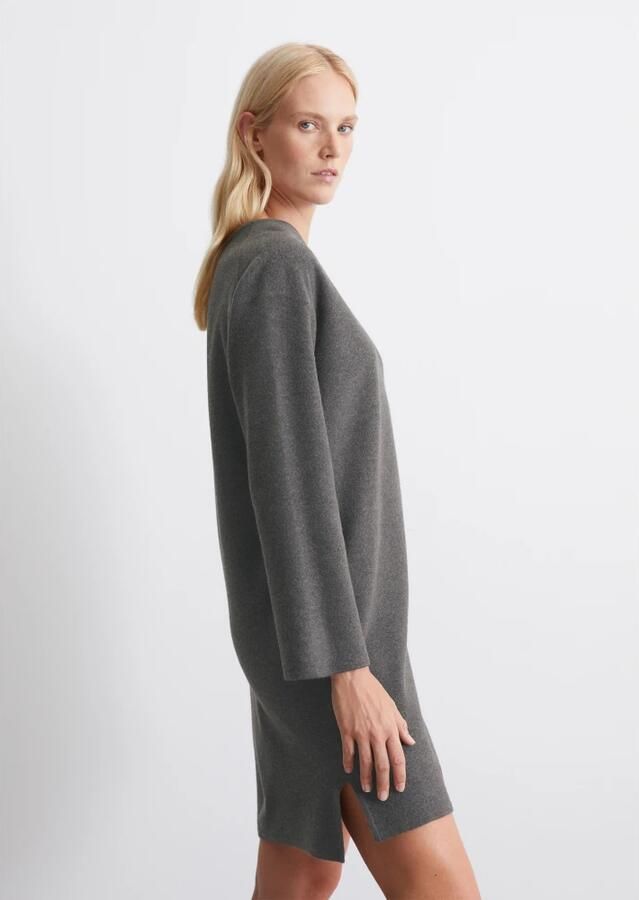 Marc O'Polo Loose fit trui-jurk van scheerwol - Foto 5