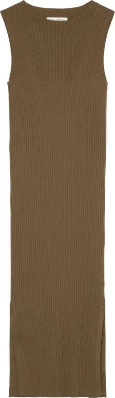 Marc O'Polo Knitted Dresses Beige Brown Dames