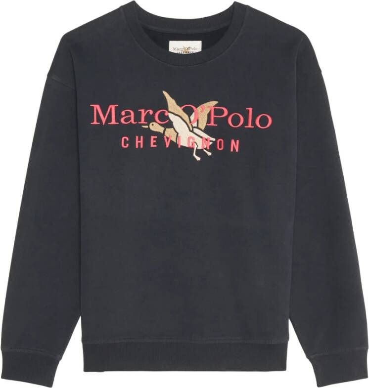 Marc O'Polo Mo'p X Chevignon sweatshirt relaxed Blauw Heren