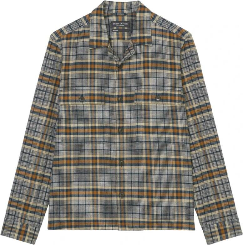 Marc O'Polo Normaal shirt Bruin Heren