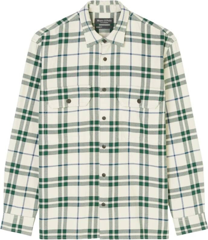 Marc O'Polo Vrijetijdsoverhemd van katoen met logodetail