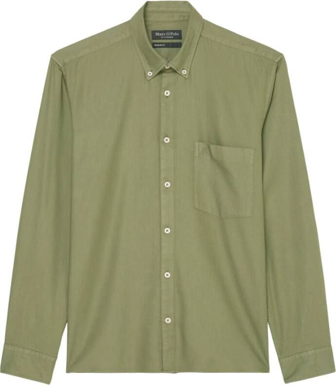 Marc O'Polo Normaal shirt Groen Heren
