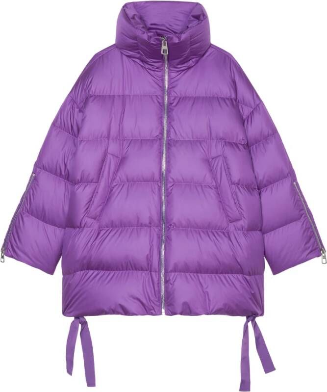 Marc O'Polo Oversized down puffer jacket Paars Dames
