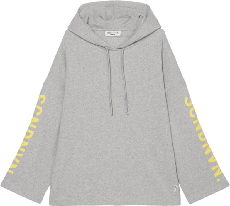 Marc O'Polo Oversized hooded sweatshirt Grijs Dames