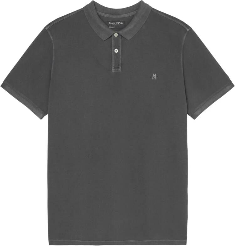 Marc o' Polo Plus SIZE poloshirt met labelstitching