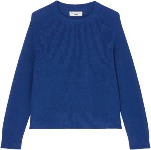 Marc O'Polo Raglan knitted jumper in a loose fit Blauw Dames