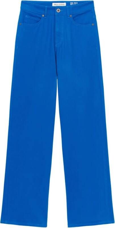 Marc O'Polo Wide Trousers Blauw Dames