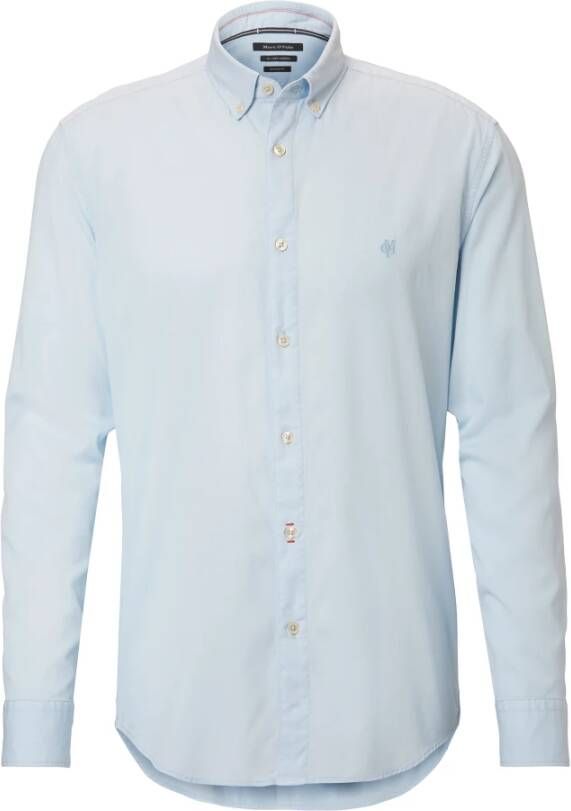 Marc O'Polo Regular long-sleeve shirt Blauw Heren