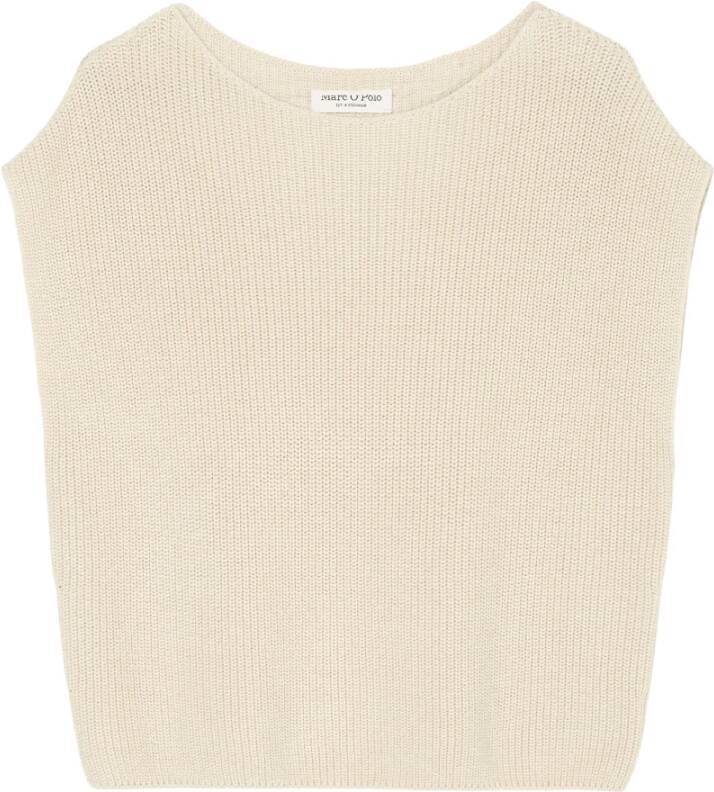 Marc O'Polo Truien met ronde hals Beige Dames