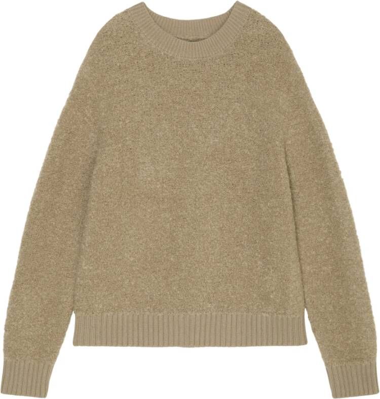 Marc O'Polo Bouclé-pullover relaxed Beige Dames