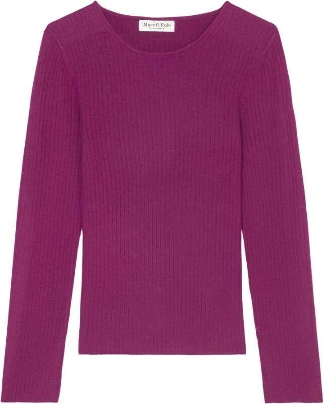 Marc O'Polo Round-neck Knitwear Paars Dames
