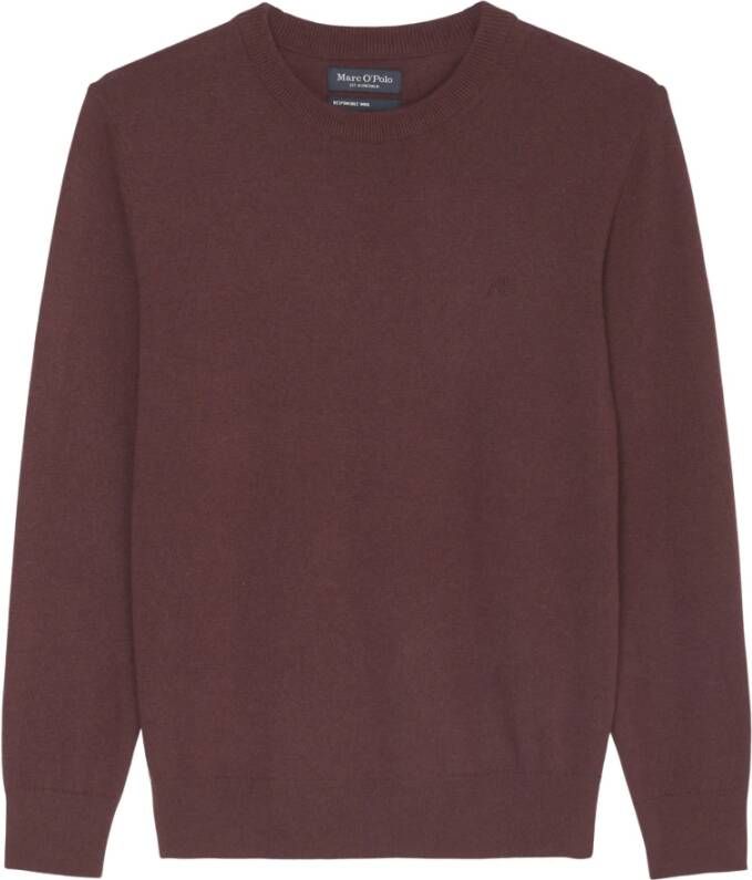 Marc O'Polo Round-neck Knitwear Paars Heren