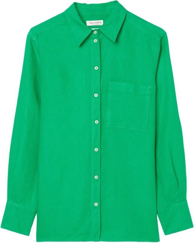 Marc O'Polo Overhemdblouse met kentkraag