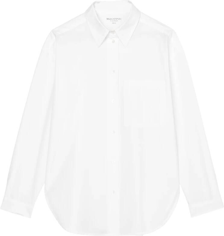 Marc O'Polo Damesblouse met lange mouwen White Dames