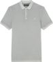 Marc O'Polo Short sleeve polo shirt in piqué fabric Grijs Heren - Thumbnail 3