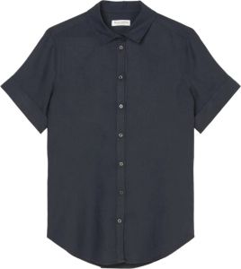 Marc O'Polo short-sleeved blouse Blauw Dames