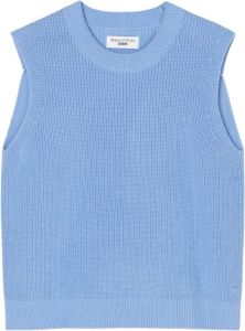 Marc O'Polo Sleeveless jumper in a regular fit Blauw Dames